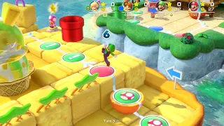 [Super Mario Party] Megafruit Paradise w/ friends | 20 turns