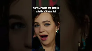 Mary Mouser & Peyton List are BESTIES #cobrakai #shorts