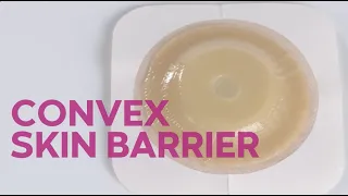 Ostomy Pouching Systems with Convex Skin Barriers