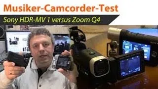 Test: Musiker-Camcorder Sony HDR-MV1 vs. Zoom Q4