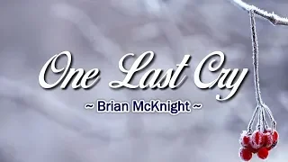 One Last Cry - KARAOKE VERSION - As popularized by Brian McKnight