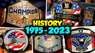 WWE United States Championship Title History 1975 - 2023