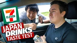 Taste Testing Japanese Drinks from 7-11 (Feat. Natsuki)