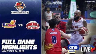 Rain or Shine vs. Brgy. Ginebra highlights | PBA Season 48 Commissioner's Cup - Nov. 24, 2023