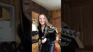 She-Wolf - MEGADETH - Marty Friedman's guitar part by Christine Denfer