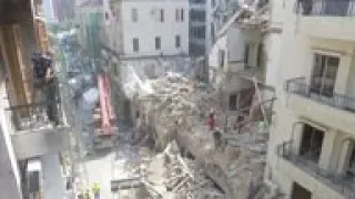 Beirut blast rubble searched for possible survivor