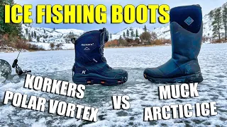 Ice Fishing Boots: Korkers Polar Vortex vs Muck Arctic Ice