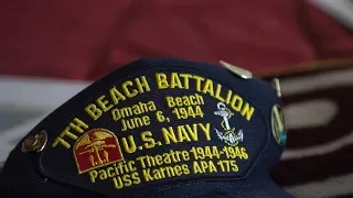 Navy veteran describes landing on Omaha Beach the day after D-Day
