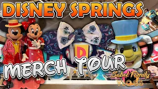 DISNEY SPRINGS NEW MERCH TOUR February 2024 | Walt Disney World Shopping ~ TONS OF STORES!