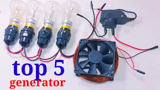 Amazing220v top5 free energy electric generator50kw with coppercoil and copperwire exhaustfan magnet