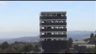 Cal State East Bay Warren Hall Implosion