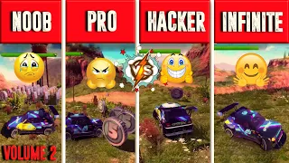 NOOB Vs PRO Vs  HACKER Vs INFINITE VOL2 | OFF THE ROAD OPEN WORLD DRIVING OTR | ANDROID GAMEPLAY HD