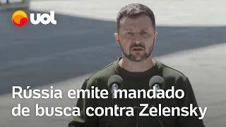 Rússia emite mandado de busca contra presidente ucraniano Volodimir Zelensky