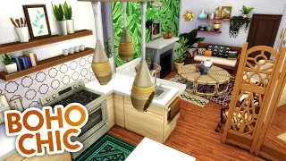 BOHO CHIC APARTMENT // Sims 4 Speed Build