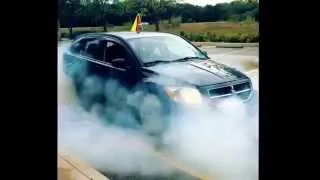 Dodge caliber SXT burnout