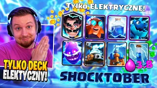 Tylko ELEKTYCZNE KARTY w Clash Royale⚡ (mega TRUDNE!)