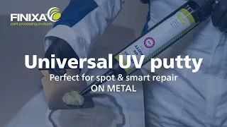 GAP 80 UV putty on metal