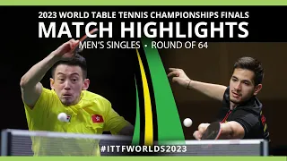 Martin Allegro vs Wong Chun Ting | MS R64 | 2023 ITTF World Table Tennis Championships Finals