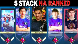 When 5 Stack In NA Ranked! PRX f0rsakeN, PRX Jinggg, AverageJonas, TL Jamppi & Dinghy | Valorant