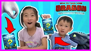 How To Train Your Dragon 3:The Hidden World Mystery Dragon Blind Bags Hack Code For Alpha Toothless!