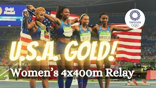 USA Wins GOLD Women’s 4x400m Relay Final | Tokyo Olympic