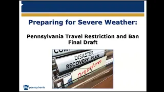 Overview of the Pennsylvania Travel Restriction and Ban Framework