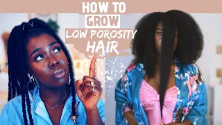 THINGS YOU SHOULD DO AS A LOW POROSITY NATURAL TO GROW LONG AND HEALTHY HAIR | Obaa Yaa Jones