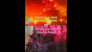 Godzilla 2024 vs Godzilla 2019 [Base Form||Thermo Form] #short