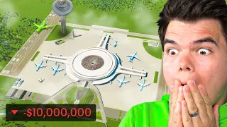 Building a $10,000,000 MEGA AIRPORT! (Cities Skylines 2)