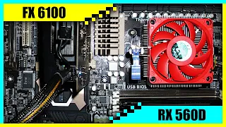 FX 6100 + RX 560D Gaming PC in 2022 | Tested in 7 Games