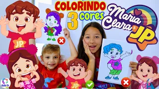 MARIA CLARA E JP COLORINDO COM 3  CORES