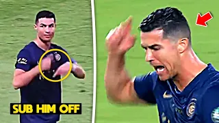 Cristiano Ronaldo Wild Reaction to CRAZY Referee against Al Ettifaq 😡😤