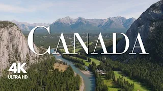 Canada 4K - Scenic Relaxation Film with Calming Music and Natural Sounds - Music Therapy