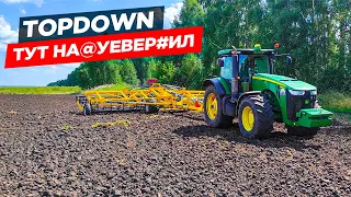 Навожу "красоту" на поле с Bednar Swifter, а мой John Deere 8335R стал как ХТЗ...