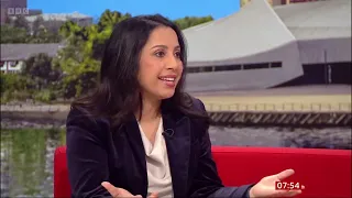 BBC Breakfast Interview with Nazrin Choudhury - Oscar Nominated Short Film RED, WHITE AND BLUE