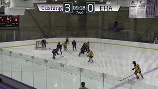 Cushing Academy Varsity Boys Ice Hockey vs  Elite Hockey Academy 18U.  01/28/2022