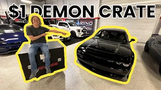 🚗 Unboxing the 2018 Dodge Demon Crate & Exclusive Giveaway Updates! 🎉