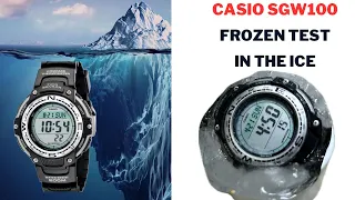 Casio SGW-100 frozen test, how tough is Casio SGW-100?