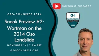 Geo-Congress 2024 sneak preview #2: Wartman on the 2014 Oso Landslide