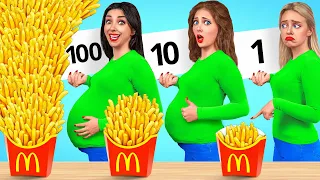 100 Layers of Food Challenge | Funny Moments by TeenDO Challenge