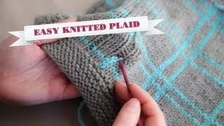 How to Knit Plaid