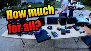 I HAD TO PAY UP TO BUY IT ALL AT THIS GARAGE SALE!