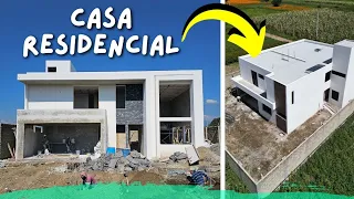 PROCESO CONSTRUCTIVO DE UNA CASA RESIDENCIAL ✅️  A unas semanas de la entrega !!