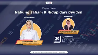 Nabung Saham dan Hidup dari Deviden | Kuliah Tamu MMA