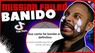 FUI BANIDO EM DEFINITIVO NO TIK TOK | Olha o que me salvou!