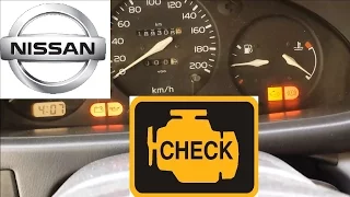 How to clear check engine light on Nissan. FREE and EASY