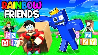 MAVİ KORKUNÇ CANAVAR YAKALADI 😱 Roblox Rainbow Friends