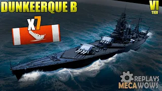 Dunkerque B 7 Kills & 188k Damage | World of Warships Gameplay 4k