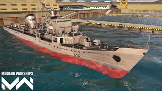 Modern Warships: this Tier2 ship is not good to use in online match.