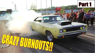 This Muscle Car Burnout Party is Outta This World!! - Nastola Cruising 2020 | PART 1